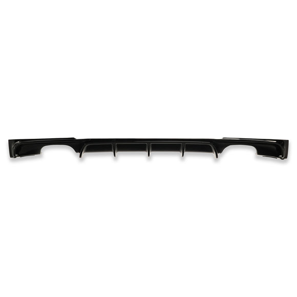 Exon Gloss Black M Performance Style Rear Diffuser w. Quad Outlet for BMW 3-Series F30 M-Sport - MODE Auto Concepts