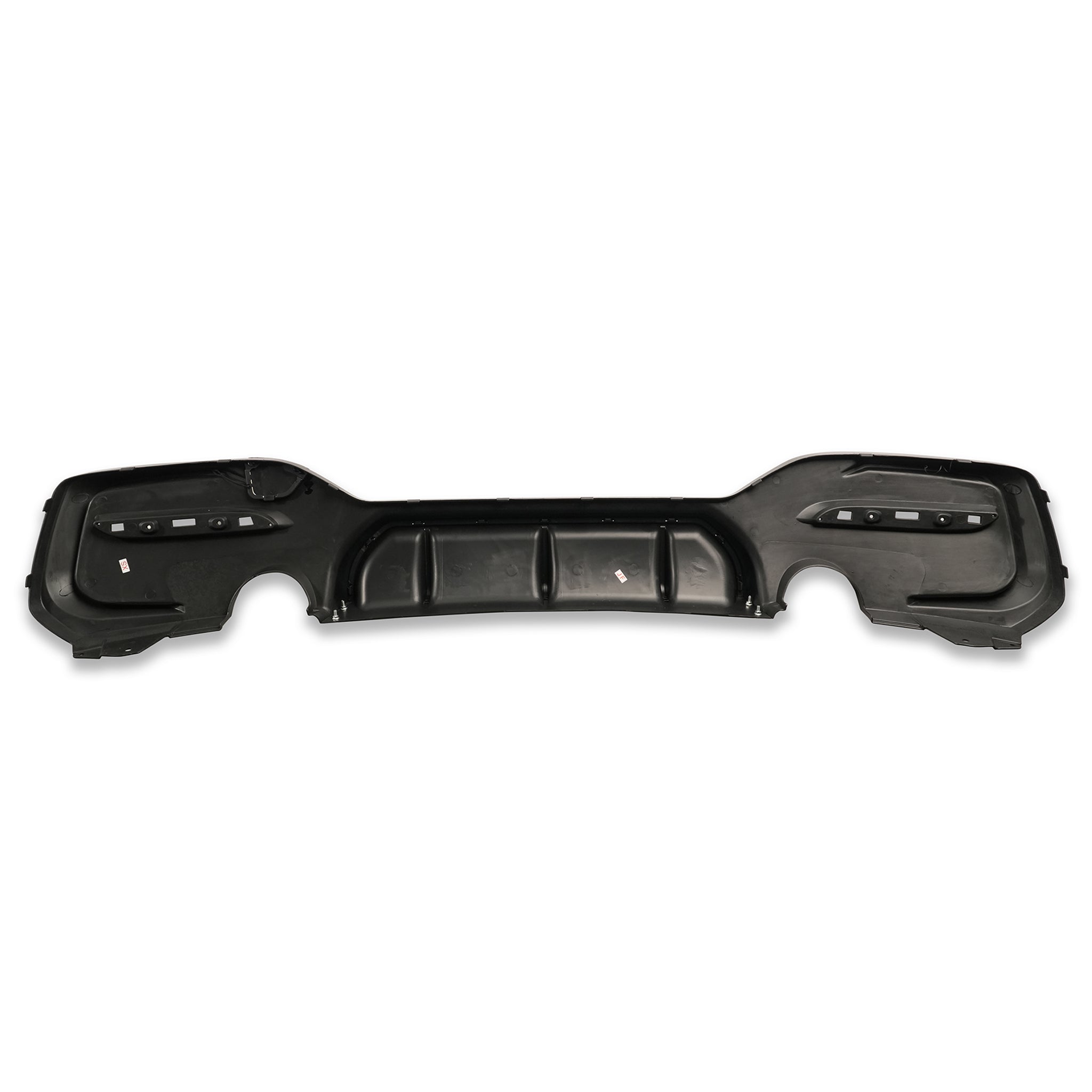 Exon Gloss Black Rear Diffuser w. Dual Outlet for BMW 1-Series M135i LCI & M140i F20 M-Sport