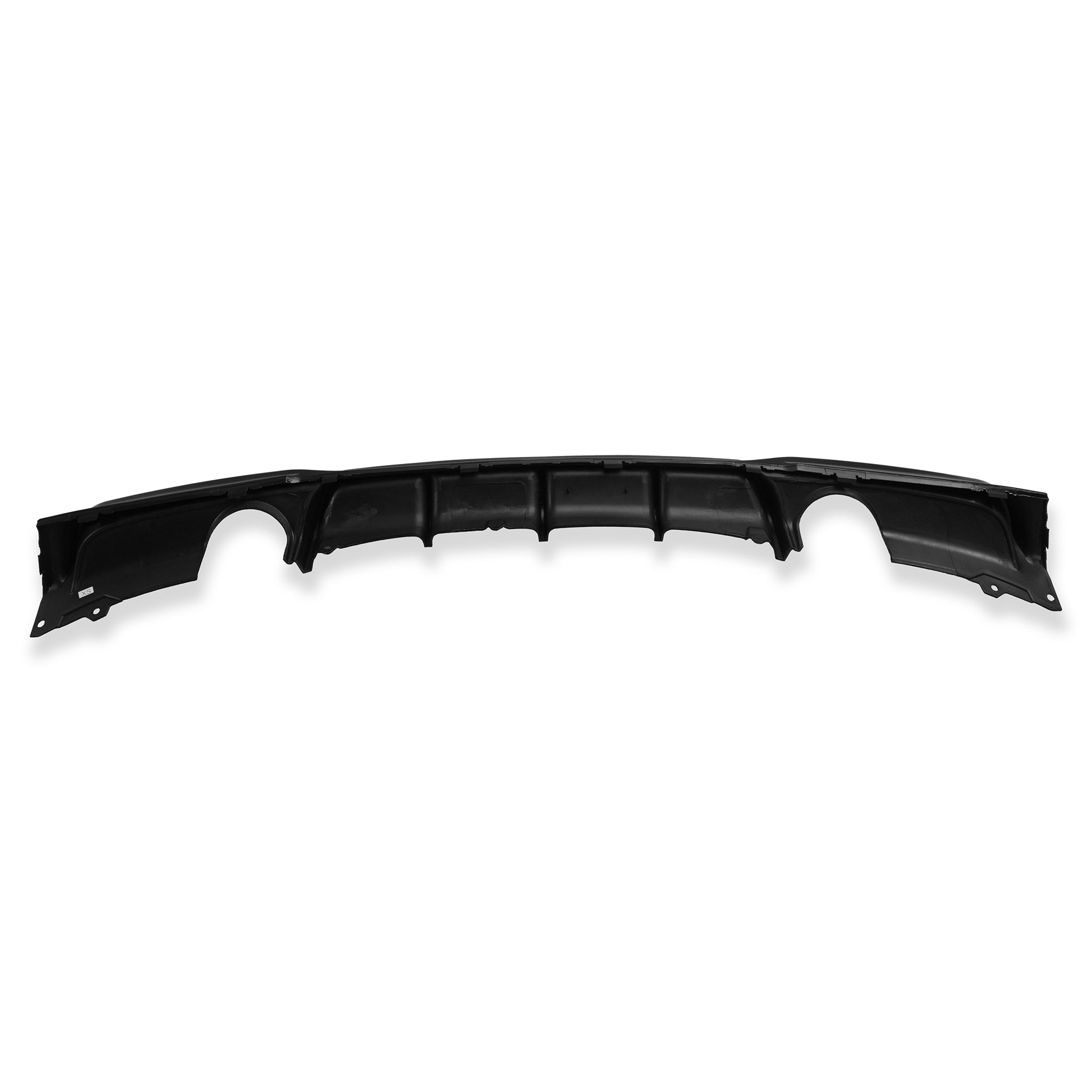 Exon Gloss Black M Performance Style Rear Diffuser w. Dual Outlet for BMW 3-Series F30 M-Sport