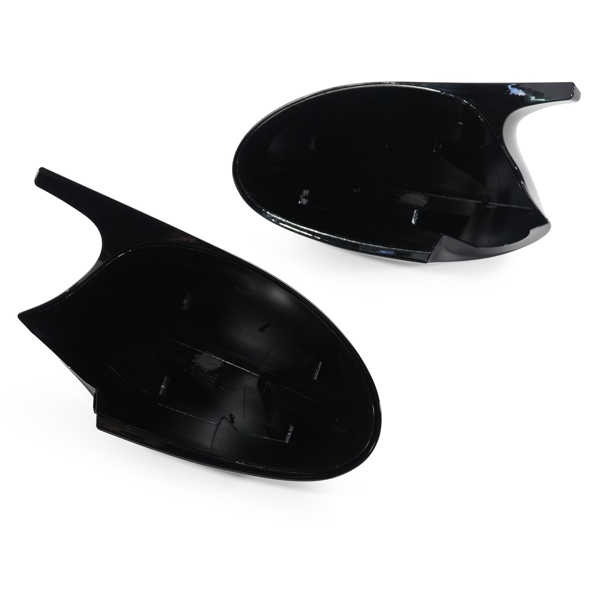 Exon Gloss Black M Performance Style Replacement Mirror Cap Cover for BMW 1/3-Series E87 E82 E88 & E90 E91 E92 (LCI) - 0