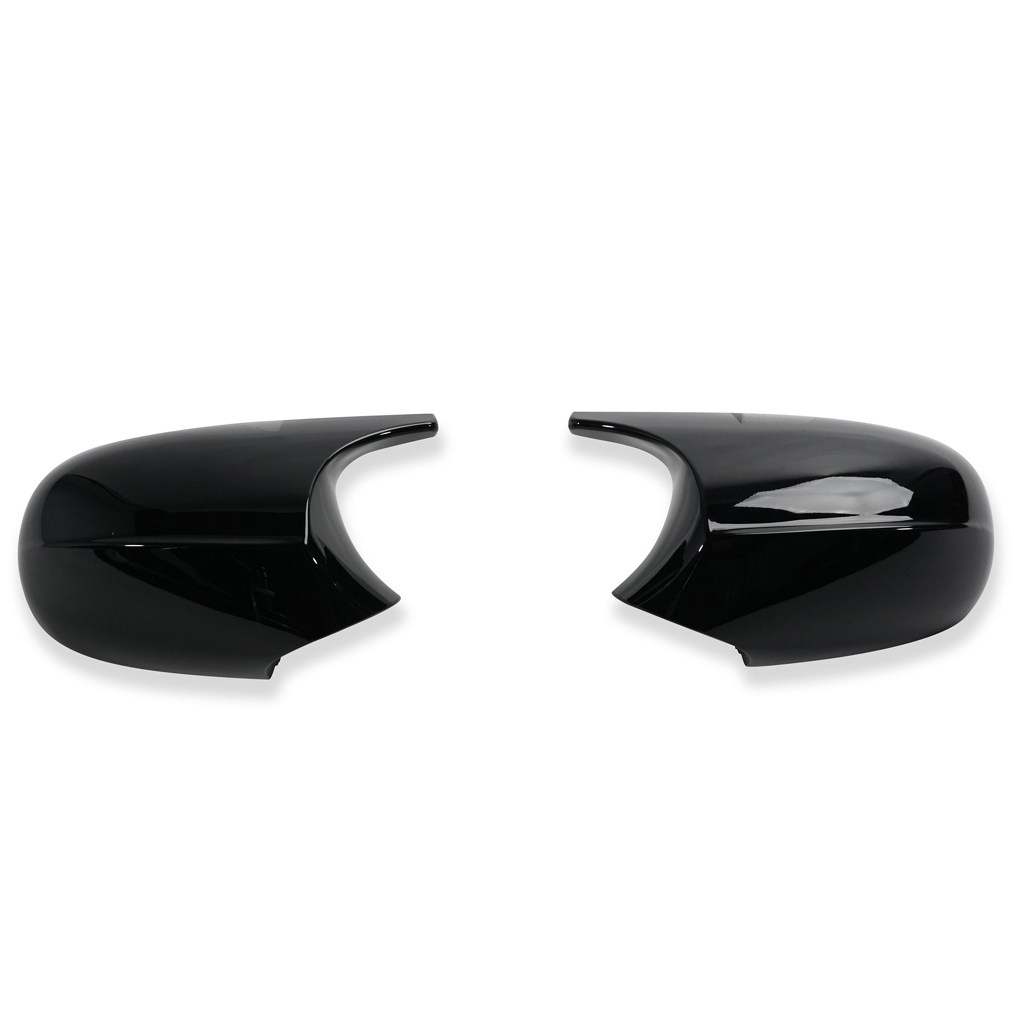 Exon Gloss Black M Performance Style Replacement Mirror Cap Cover for BMW 1/3-Series E87 E82 E88 & E90 E91 E92 (Pre-LCI)