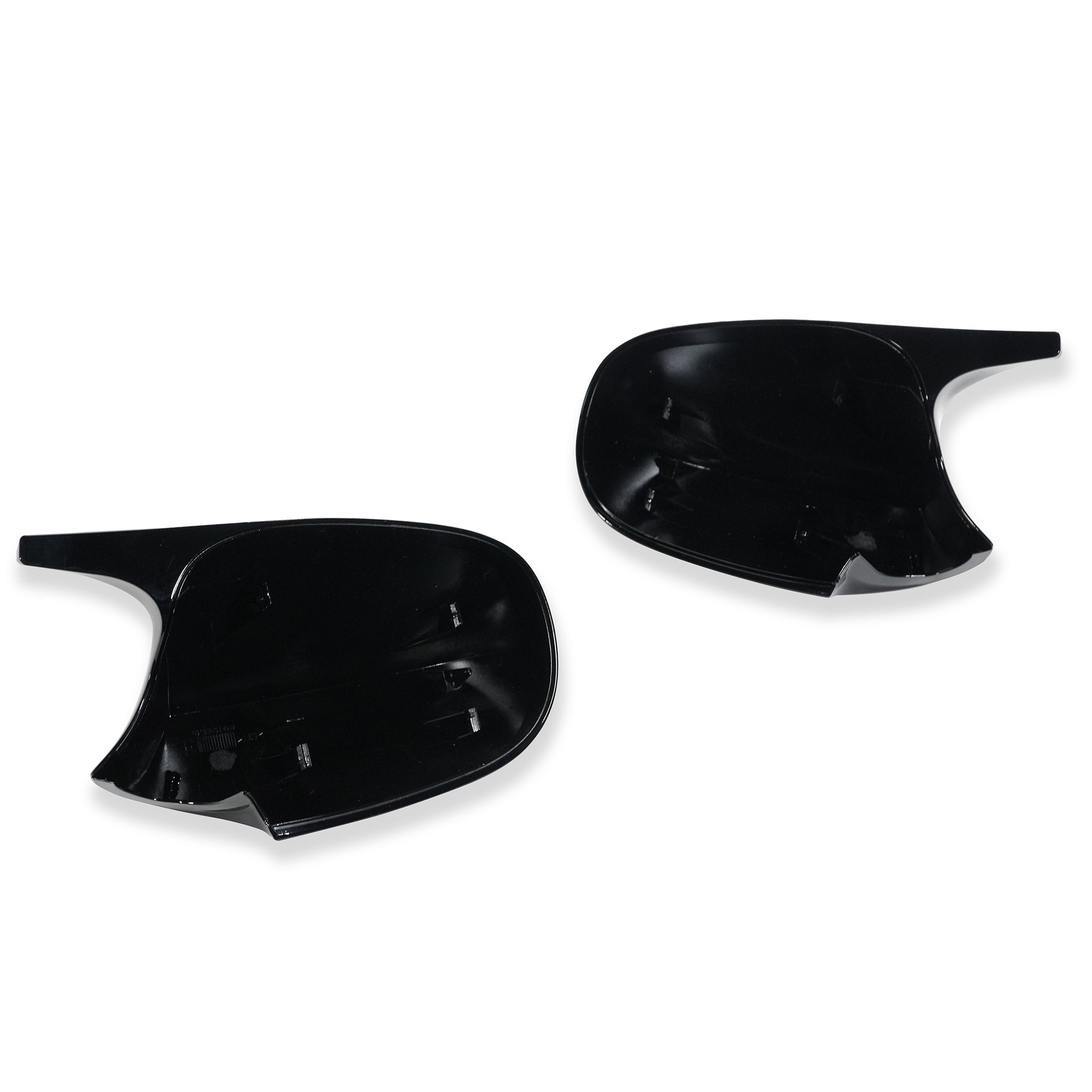 Exon Gloss Black M Performance Style Replacement Mirror Cap Cover for BMW 1/3-Series E87 E82 E88 & E90 E91 E92 (Pre-LCI)