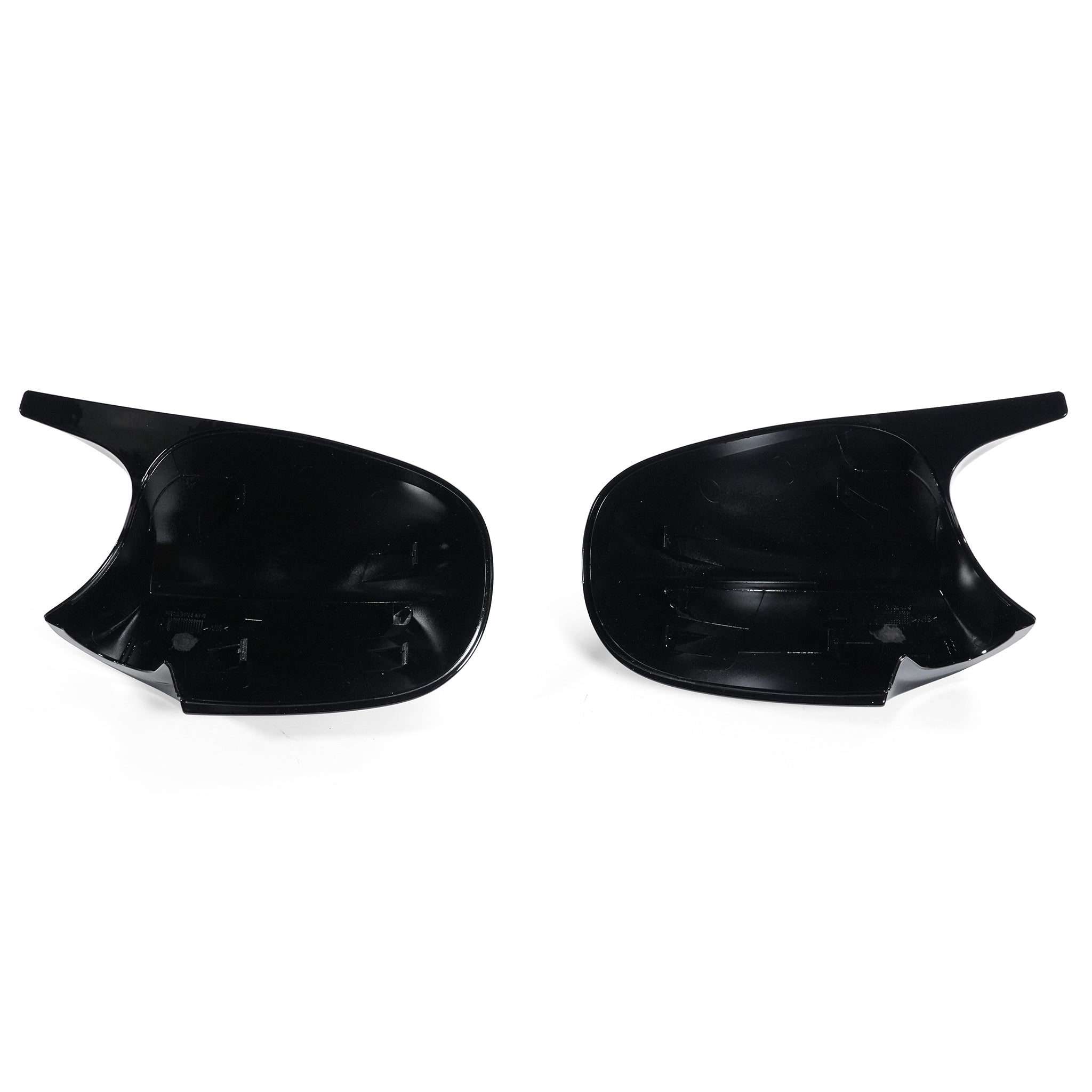 Exon Gloss Black M Performance Style Replacement Mirror Cap Cover for BMW 1/3-Series E87 E82 E88 & E90 E91 E92 (Pre-LCI)