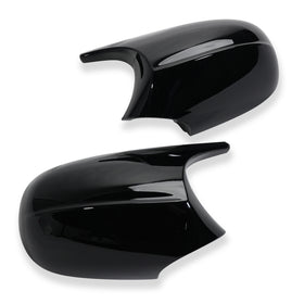 Exon Gloss Black M Performance Style Replacement Mirror Cap Cover for BMW 1/3-Series E87 E82 E88 & E90 E91 E92 (Pre-LCI) - MODE Auto Concepts