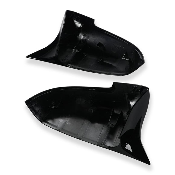 Exon Gloss Black M Performance Style Replacement Mirror Cap Cover for BMW 5 6 7-Series F10 F11 F06 F12 F13 F01 F02 RHD (LCI) - MODE Auto Concepts