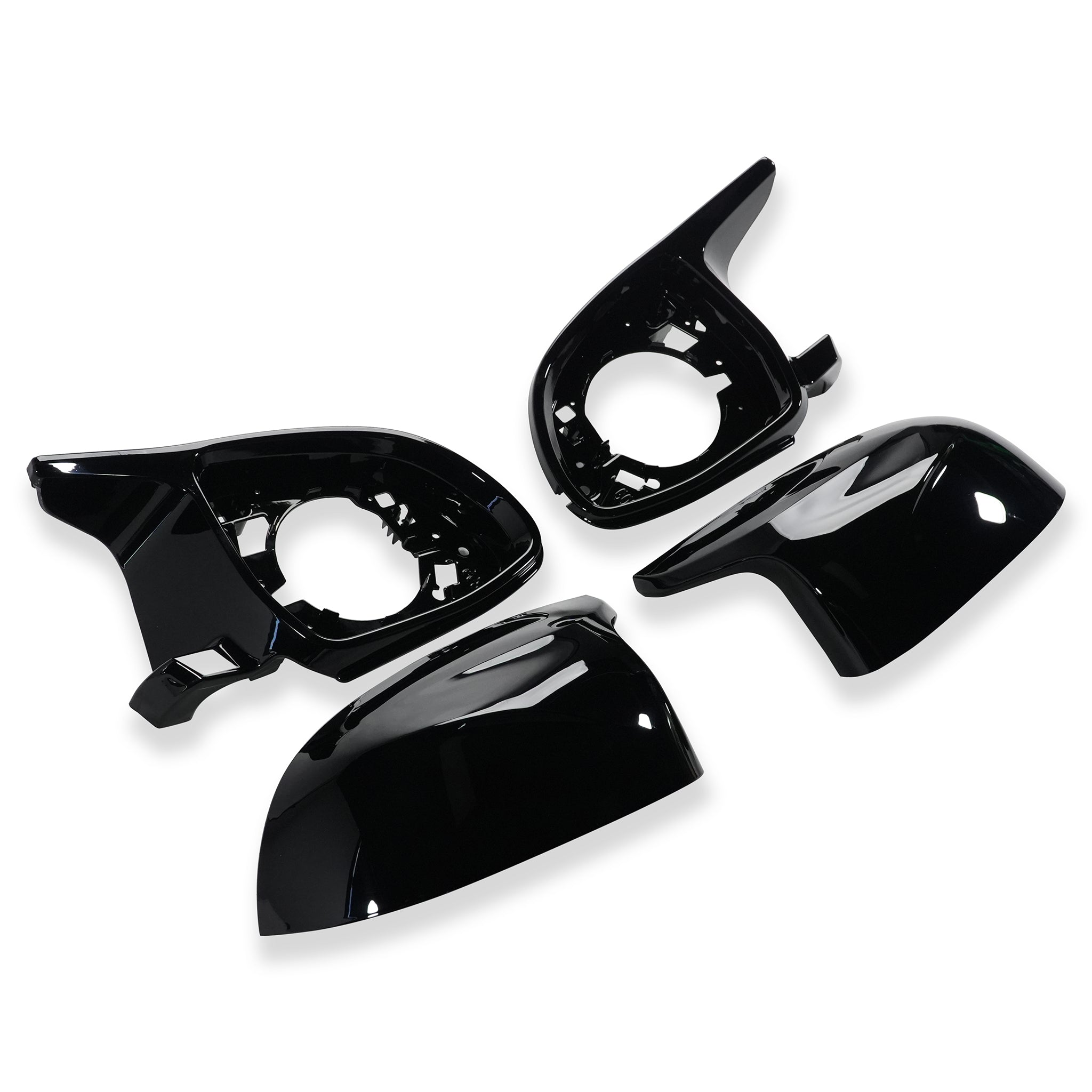 Exon Gloss Black M Performance Style Replacement Mirror Cap Cover for BMW X3 G01 X4 G02 X5 G05 X6 G06 X7 G07 - 0