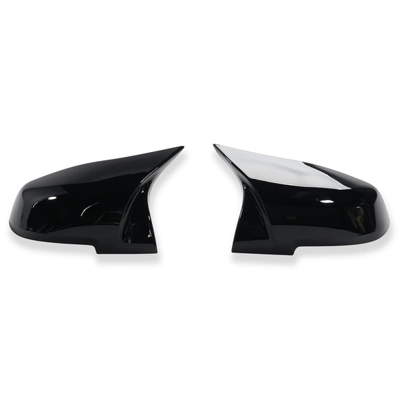 Exon Gloss Black M Performance Style Replacement Mirror Cap Cover for BMW M2 F87 & 1/2/3/4-Series F20 F22 F30 F31 F32 F33 F36 - MODE Auto Concepts