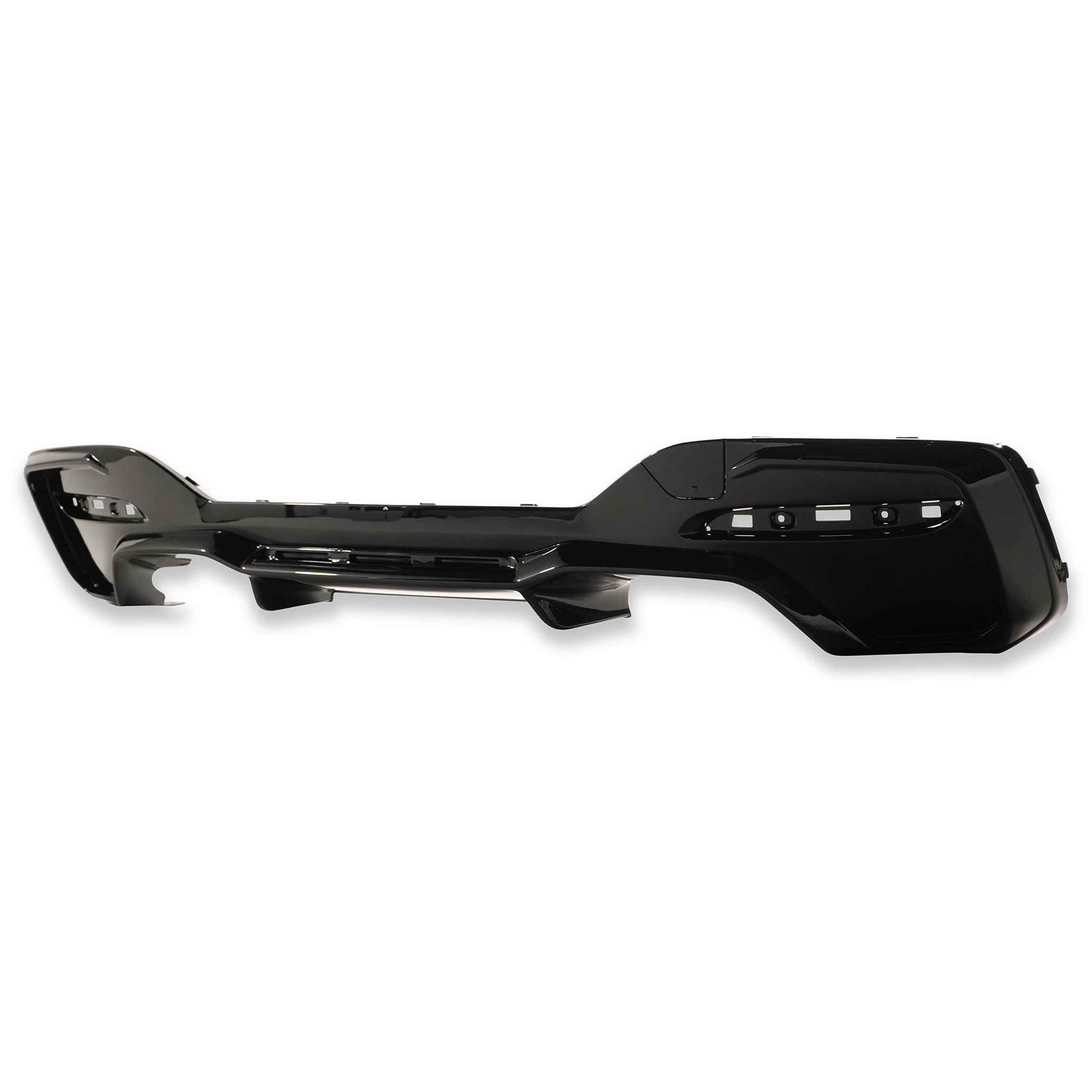 Exon Gloss Black M2 Competition Style Rear Diffuser w. Quad Outlet for BMW 1-Series M135i LCI & M140i F20 M-Sport