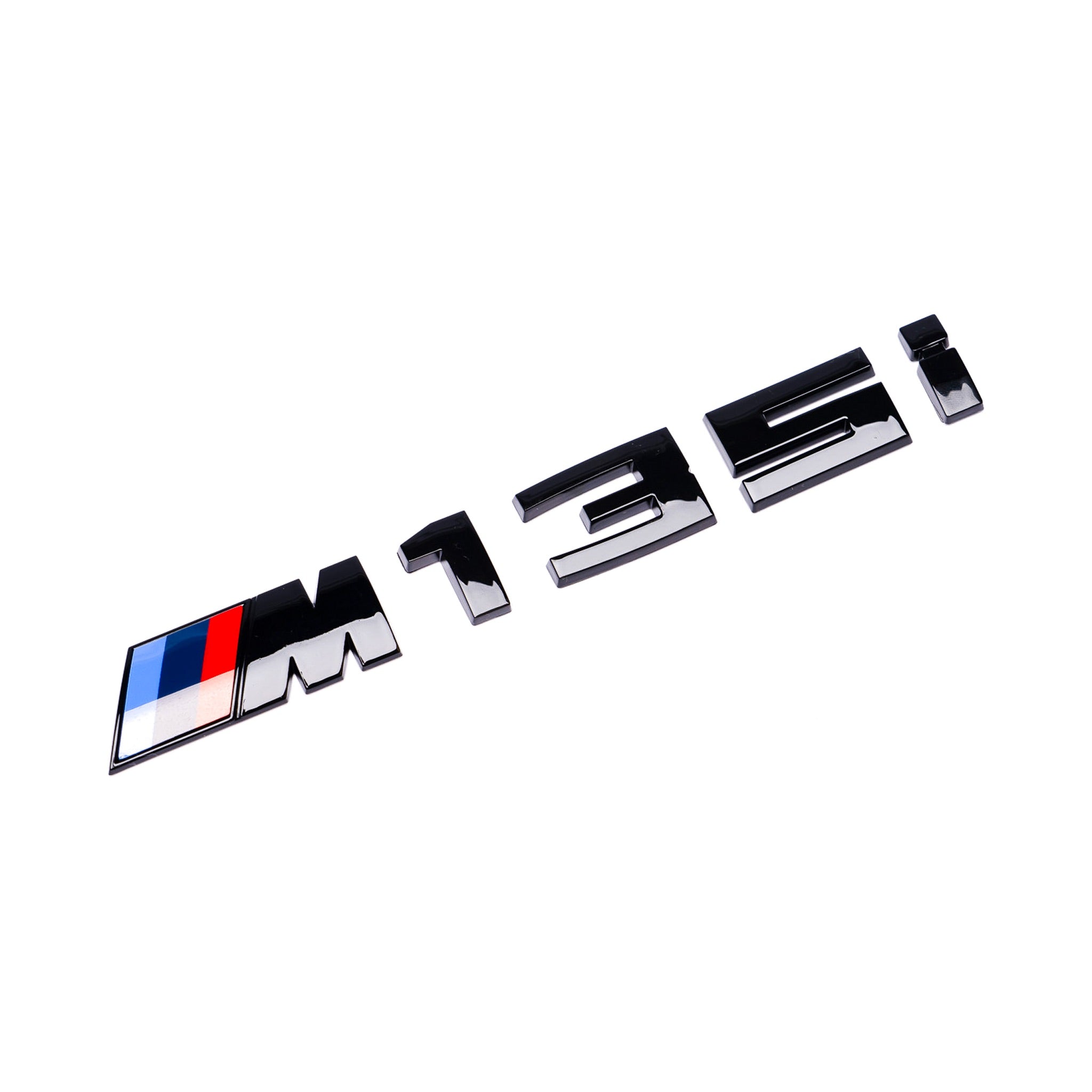 Exon Gloss Black M135i Badge Trunk Emblem for BMW 1-Series M135i F20 F21 F40 - 0