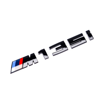 Emblex Gloss Black M135i Badge Trunk Emblem for BMW 1-Series M135i F20 F21 F40 - MODE Auto Concepts