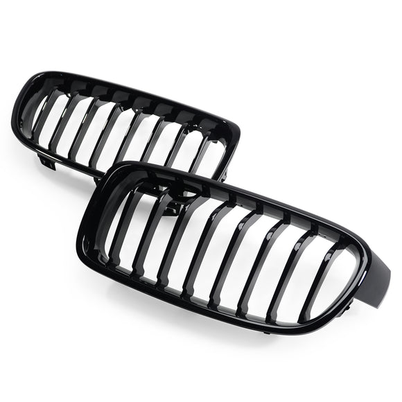 Exon Gloss Black Single Slat Grille for BMW 3-Series F30 - MODE Auto Concepts
