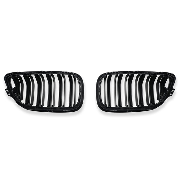 Exon Gloss Black M3/M4 Style Twin Slat Grille for BMW 2-Series F22/F23 - MODE Auto Concepts
