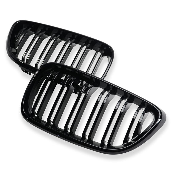 Exon Gloss Black M3/M4 Style Twin Slat Grille for BMW 2-Series F22/F23 - MODE Auto Concepts