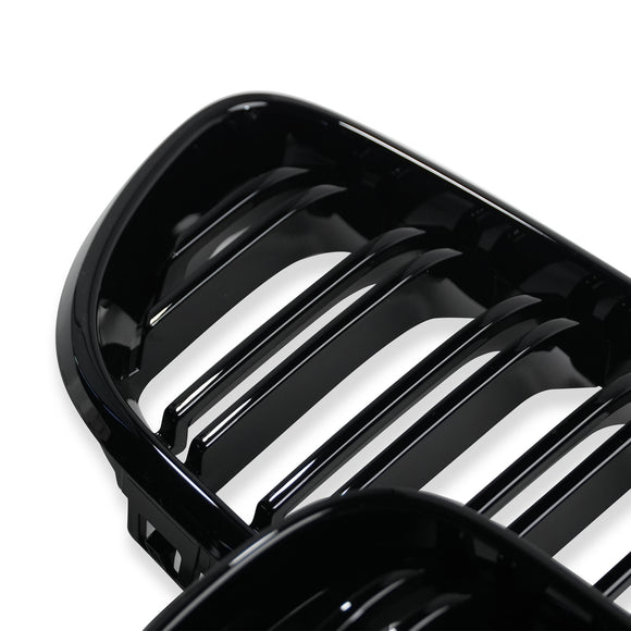Exon Gloss Black M3/M4 Style Twin Slat Grille for BMW 2-Series F22/F23 - MODE Auto Concepts