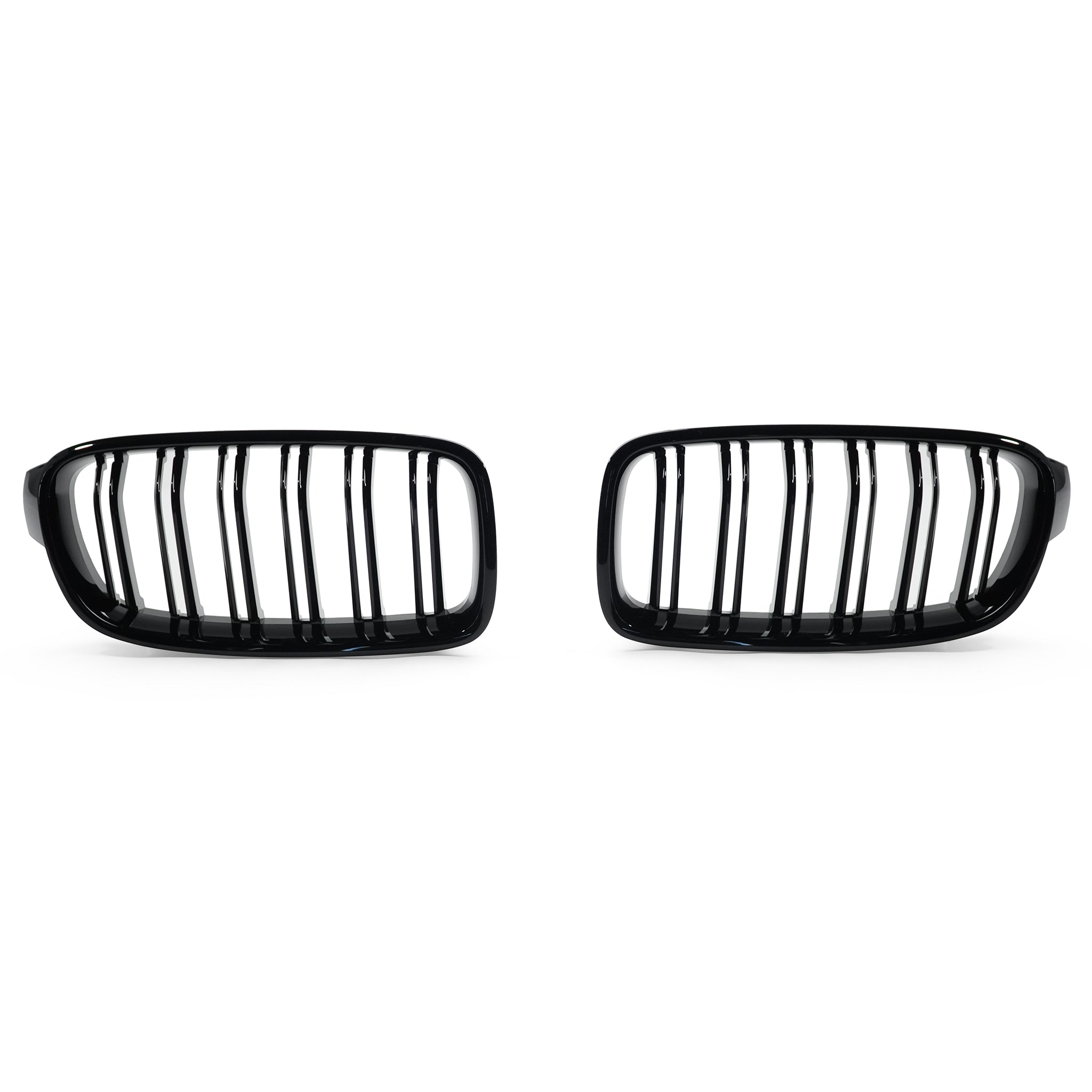 Exon Gloss Black M3/M4 Style Twin Slat Grille for BMW 3-Series F30 - 0