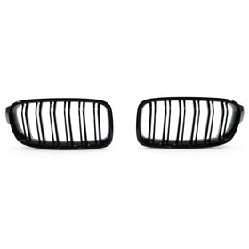 Exon Gloss Black M3/M4 Style Twin Slat Grille for BMW 3-Series F30 - MODE Auto Concepts