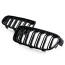Exon Gloss Black M3/M4 Style Twin Slat Grille for BMW 3-Series F30 - MODE Auto Concepts