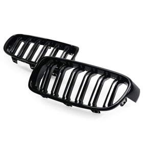 Exon Gloss Black M3/M4 Style Twin Slat Grille for BMW 3-Series F30 - MODE Auto Concepts