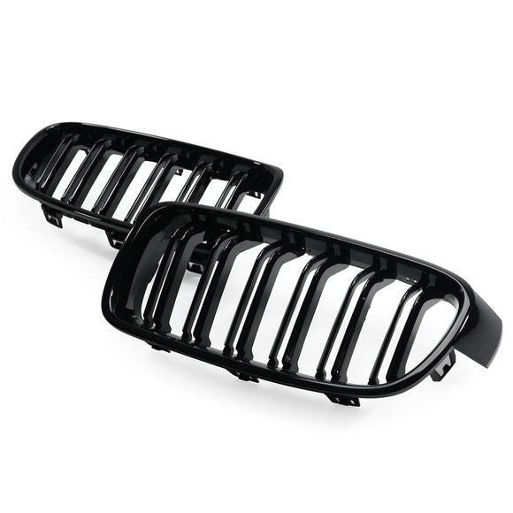 Exon Gloss Black M3/M4 Style Twin Slat Grille for BMW 3-Series F30 - MODE Auto Concepts