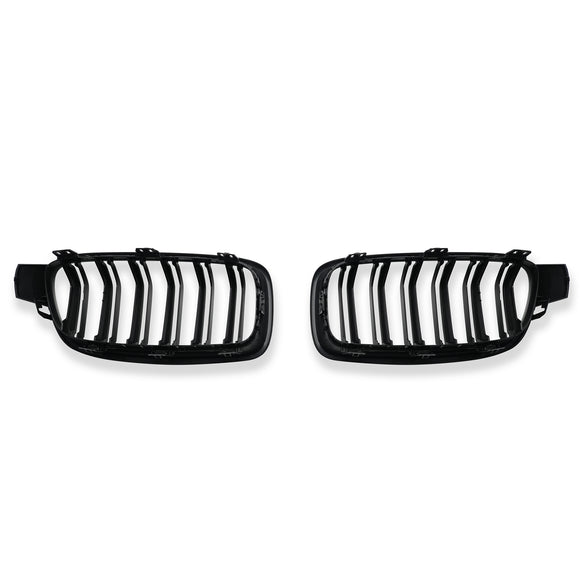 Exon Gloss Black M3/M4 Style Twin Slat Grille for BMW 3-Series F30 - MODE Auto Concepts