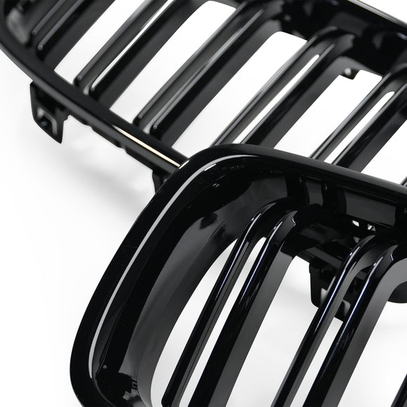 Exon Gloss Black M3/M4 Style Twin Slat Grille for BMW 3-Series F30 - MODE Auto Concepts