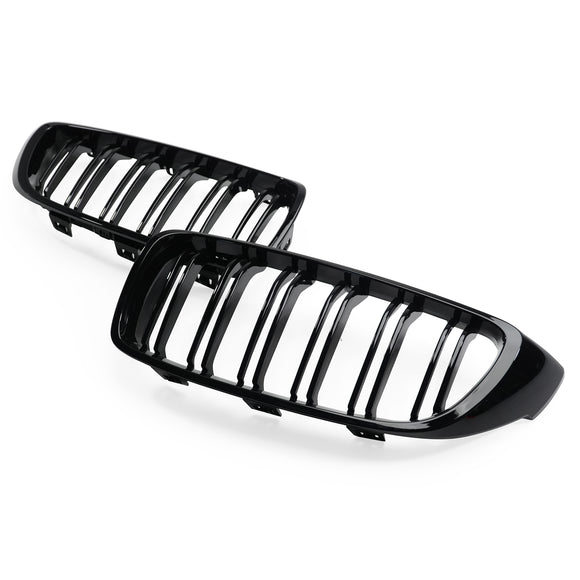 Exon Gloss Black M3/M4 Style Twin Slat Grille for BMW 4-Series F32 - MODE Auto Concepts