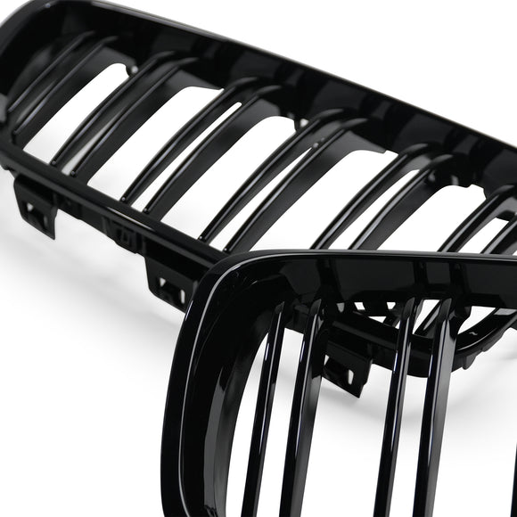 Exon Gloss Black M3/M4 Style Twin Slat Grille for BMW 4-Series F32 - MODE Auto Concepts
