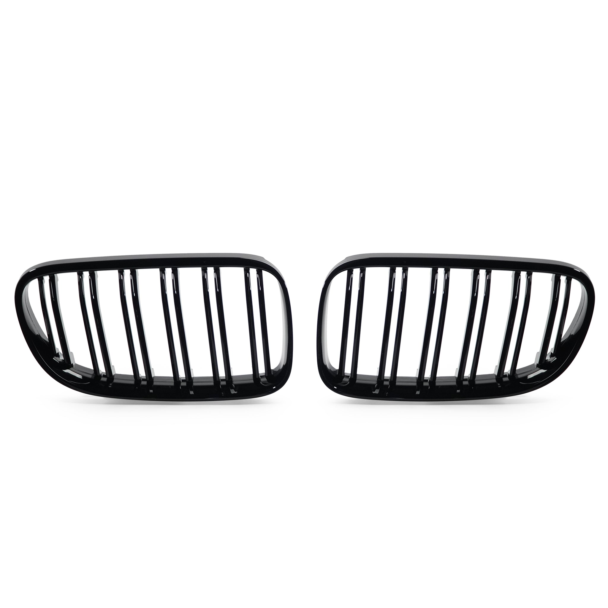 Exon Gloss Black M3 Style Twin Slat Grille for BMW 3-Series E92 E93 (LCI) - 0