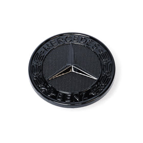 Emblex Gloss Black Mercedes Benz Style Hood Bonnet Badge Emblem for Mercedes Benz AMG GLC-Class GLC43 GLC63 S AMG & GLE-Class GLE43 GLE53 GLE63 S AMG - MODE Auto Concepts