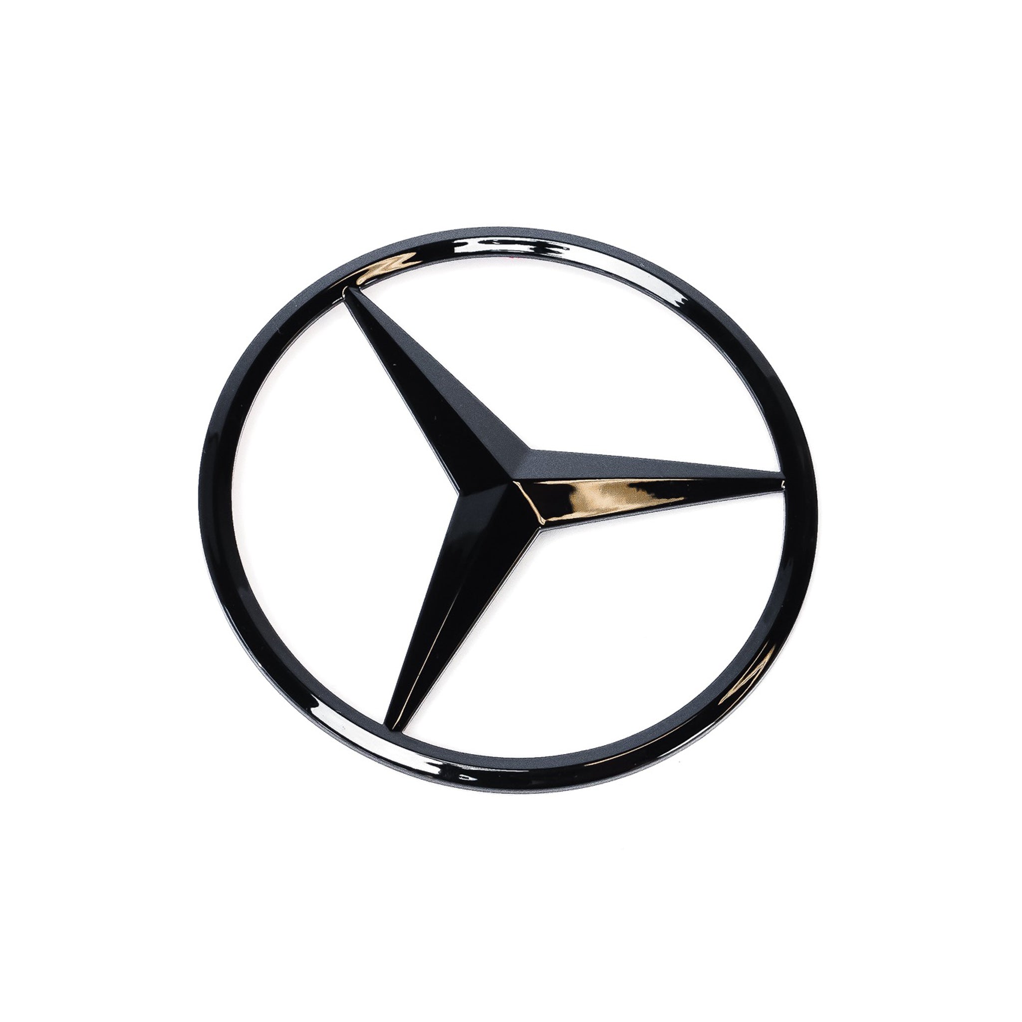 Exon Gloss Black Mercedes Benz Style Star Rear Trunk Badge Emblem for Mercedes Benz AMG C-Class C43 C63 S W205 Sedan