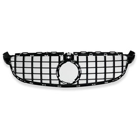 Exon Gloss Black Panamericana GT Style Grille for Mercedes Benz C63/C63s AMG (W205) Facelift (19-22) - MODE Auto Concepts