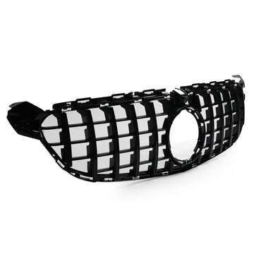 Exon Gloss Black Panamericana GT Style Grille for Mercedes Benz C63/C63s AMG (W205) Facelift (19-22) - MODE Auto Concepts
