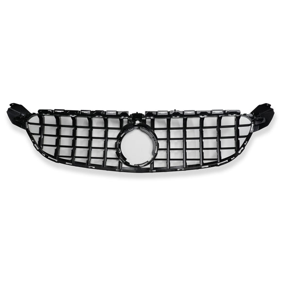 Exon Gloss Black Panamericana GT Style Grille for Mercedes Benz C63/C63s AMG (W205) Facelift (19-22) - MODE Auto Concepts