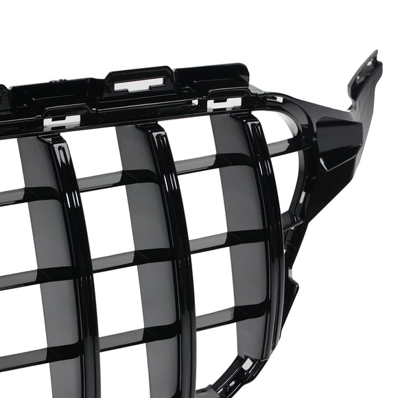 Exon Gloss Black Panamericana GT Style Grille for Mercedes Benz C63/C63s AMG (W205) Facelift (19-22) - MODE Auto Concepts