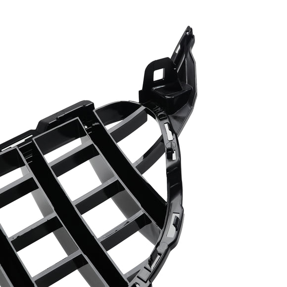 Exon Gloss Black Panamericana GT Style Grille for Mercedes Benz C63/C63s AMG (W205) Facelift (19-22) - MODE Auto Concepts