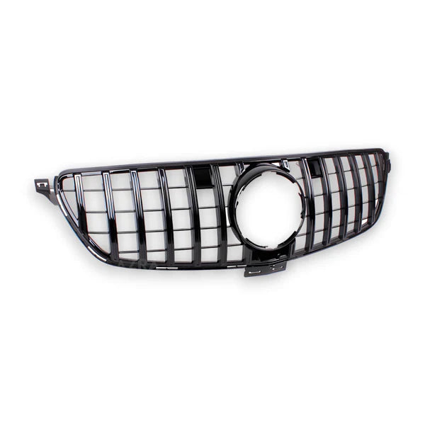 Exon Gloss Black Panamericana GT Style Grille for Mercedes Benz GLE-Class & GLE43 GLEC63 AMG W166 Facelift (16-19)