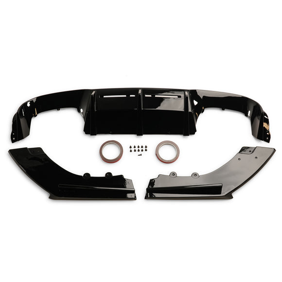 Exon Gloss Black Rear Diffuser for BMW M2 inc. Competition F87 - MODE Auto Concepts