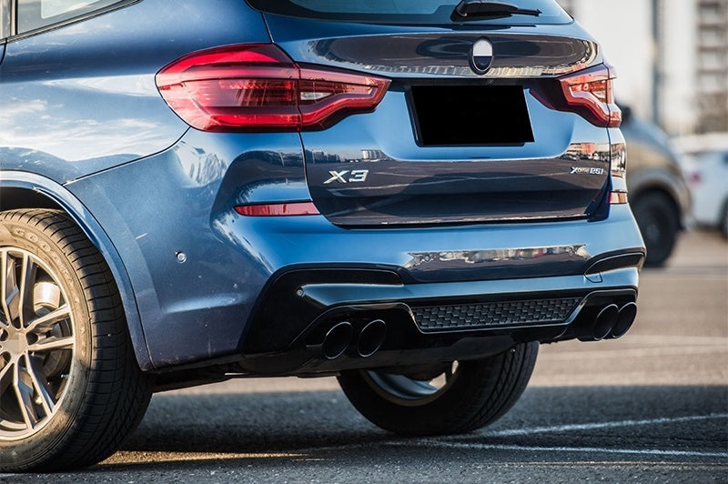 Exon M-Sport X3M Style Rear Bumper Bar & Diffuser Combo for BMW X3 G01 X3M F97 - 0