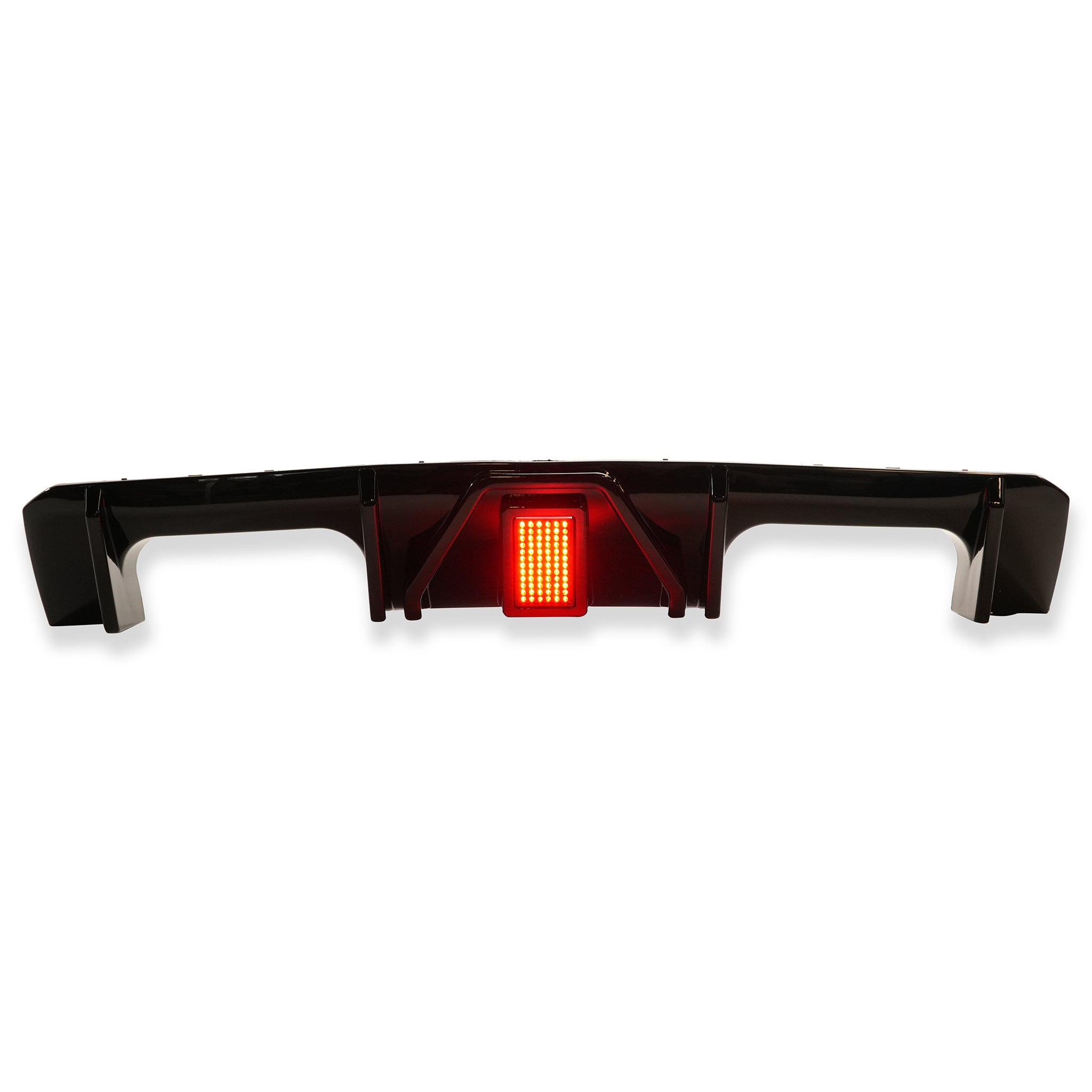 Exon Gloss Black Rear Diffuser w. Motorsport / F1 Style LED 3rd Brake Light for BMW M3 G80 G81 & M4 G82 G83