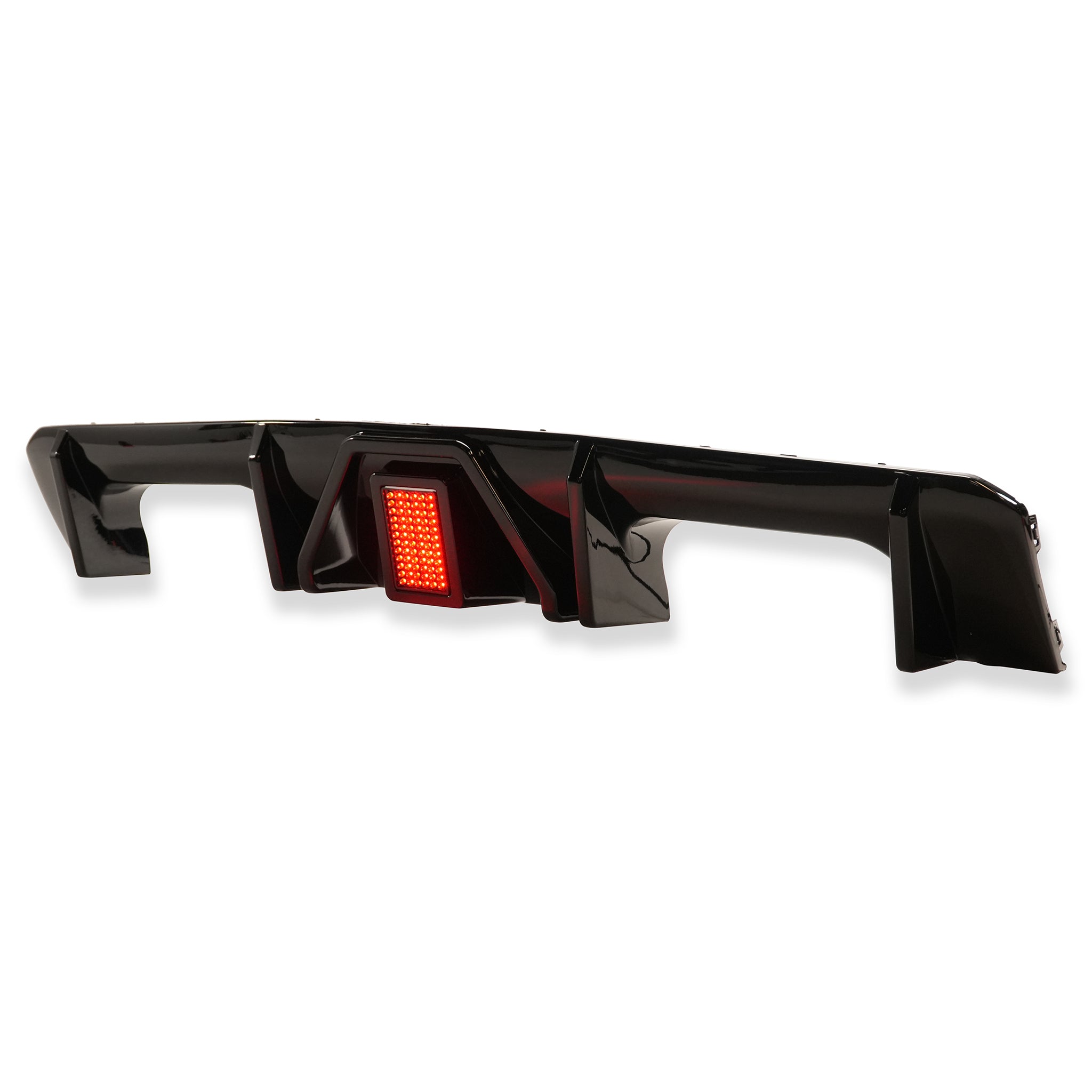 Exon Gloss Black Rear Diffuser w. Motorsport / F1 Style LED 3rd Brake Light for BMW M3 G80 G81 & M4 G82 G83