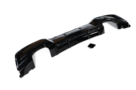 Exon Gloss Black Rear Diffuser w. Quad Outlet for BMW 1-Series 114i 116i 118i 125i M135i F20 M-Sport Pre-LCI - MODE Auto Concepts
