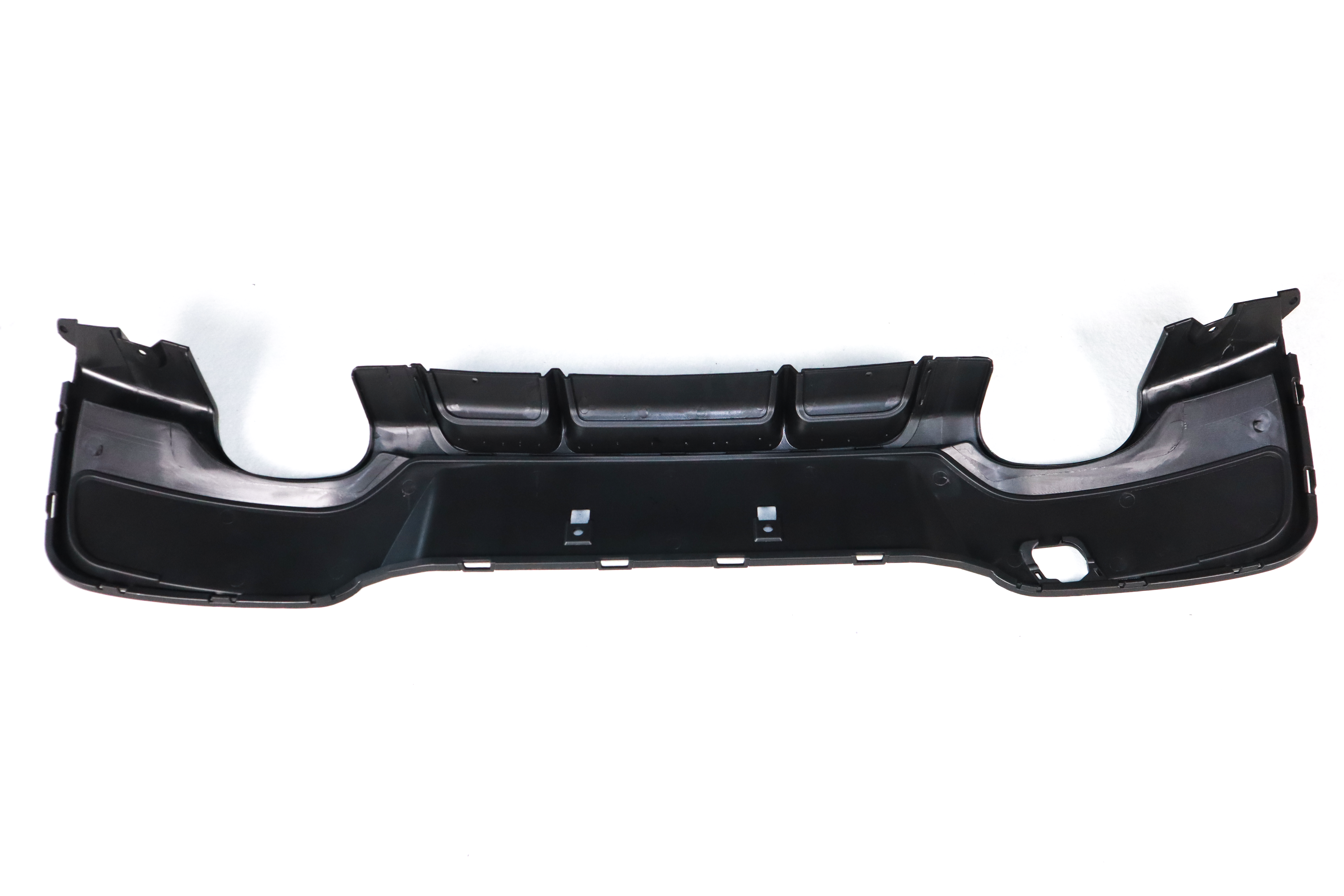 Exon Gloss Black Rear Diffuser w. Quad Outlet for BMW 1-Series 114i 116i 118i 125i M135i F20 M-Sport Pre-LCI