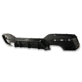 Exon Gloss Black Rear Diffuser w. Quad Outlet for BMW 1-Series M135i LCI & M140i F20 M-Sport - MODE Auto Concepts