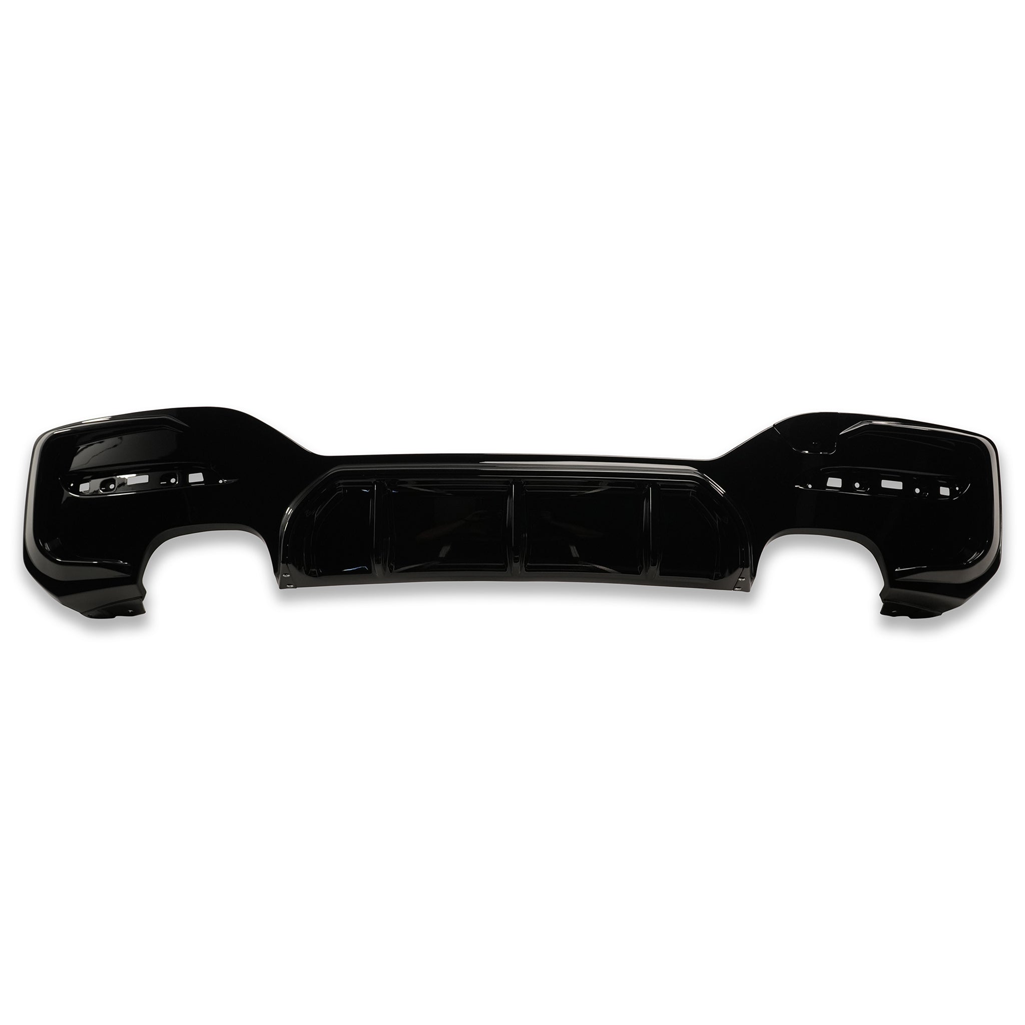 Exon Gloss Black Rear Diffuser w. Quad Outlet for BMW 1-Series M135i LCI & M140i F20 M-Sport