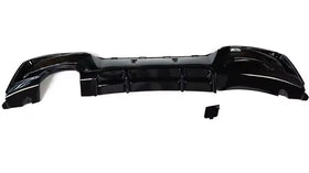 Exon Gloss Black Rear Diffuser w. Single Outlet for BMW 1-Series 114i 116i 118i 125i F20 M-Sport Pre-LCI - MODE Auto Concepts