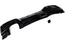 Exon Gloss Black Rear Diffuser w. Single Outlet for BMW 1-Series 114i 116i 118i 125i F20 M-Sport Pre-LCI - MODE Auto Concepts