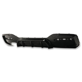 Exon Gloss Black Rear Diffuser w. Single Outlet for BMW 1-Series 118i 120i 125i LCI F20 M-Sport - MODE Auto Concepts