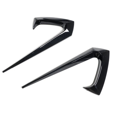 Exon Gloss Black Side Fender Trims for Tesla Model 3 inc. Performance P3D (2019-2025)