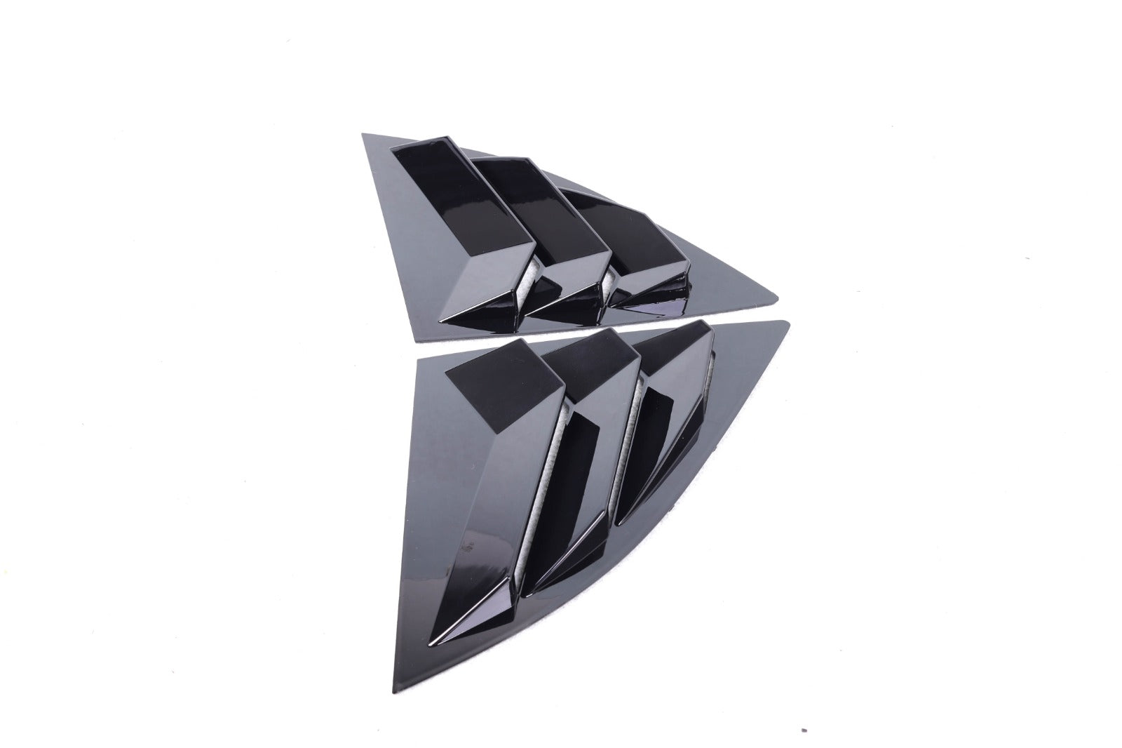 Exon Gloss Black Side Rear Window Vents for Toyota Supra A90