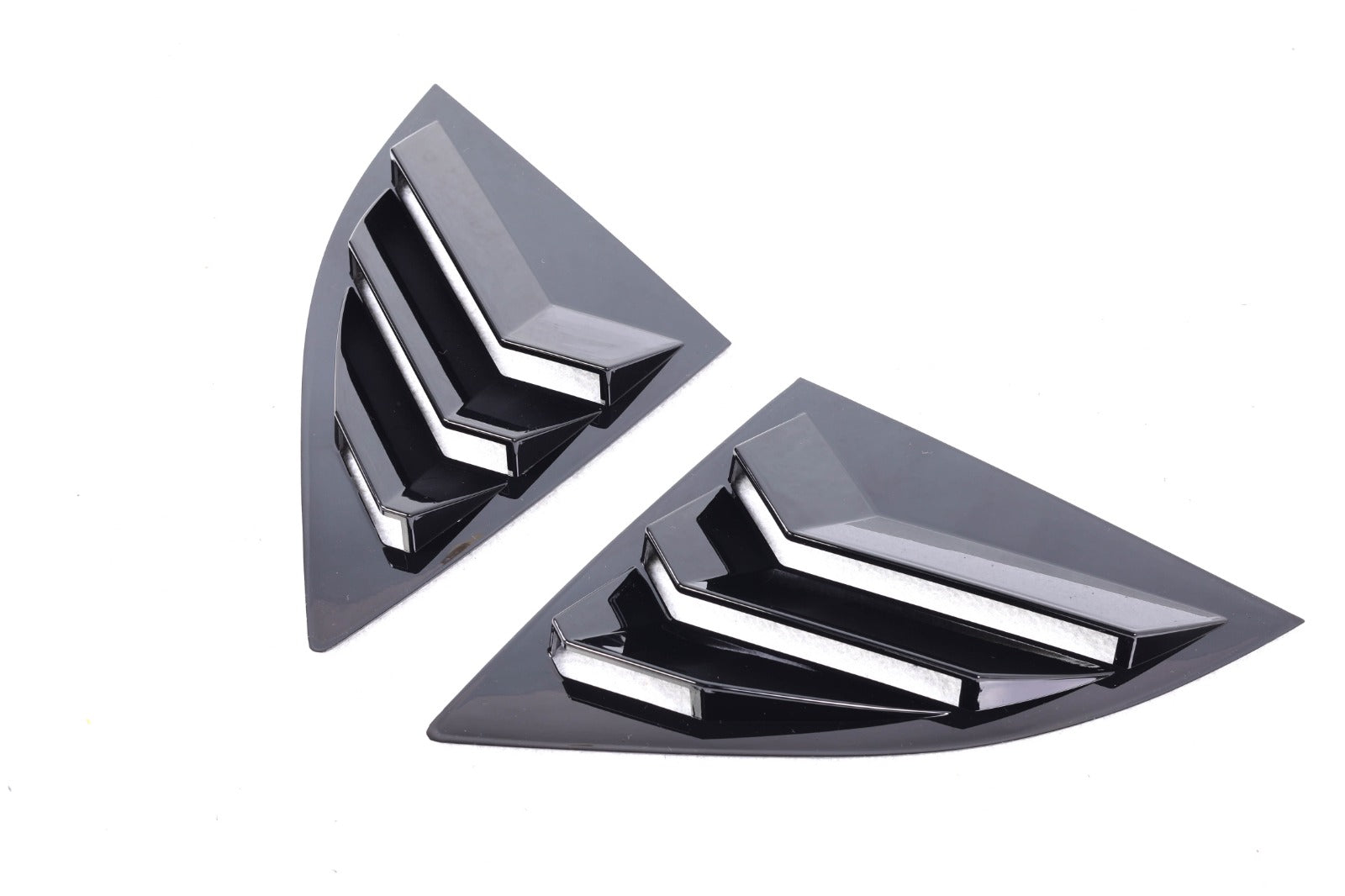 Exon Gloss Black Side Rear Window Vents for Toyota Supra A90 - 0